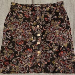 Loft Outlet Corduroy Skirt